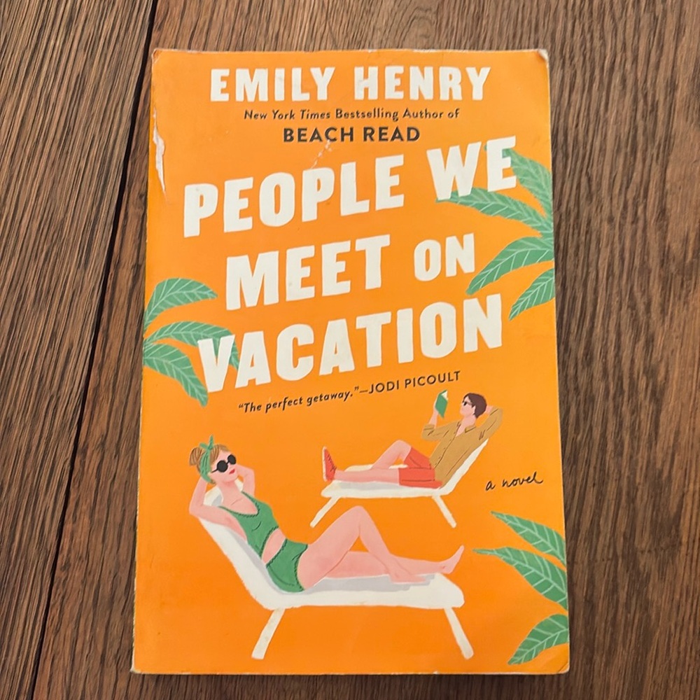 The People We Meet on Vacation by Emily Henry. Slight tear at the top.